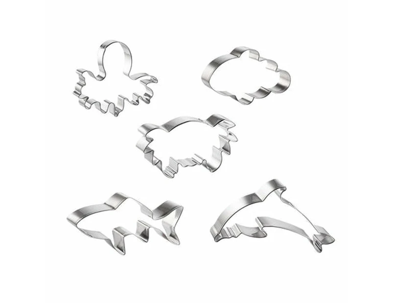 Soffritto Professional Bake Cookie Cutter Set of 5 Under the Sea
