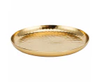 VT Wonen Gold Emilia Metal Decorative Plate - 12cm