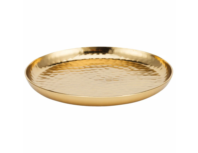 VT Wonen Gold Emilia Metal Decorative Plate - 12cm