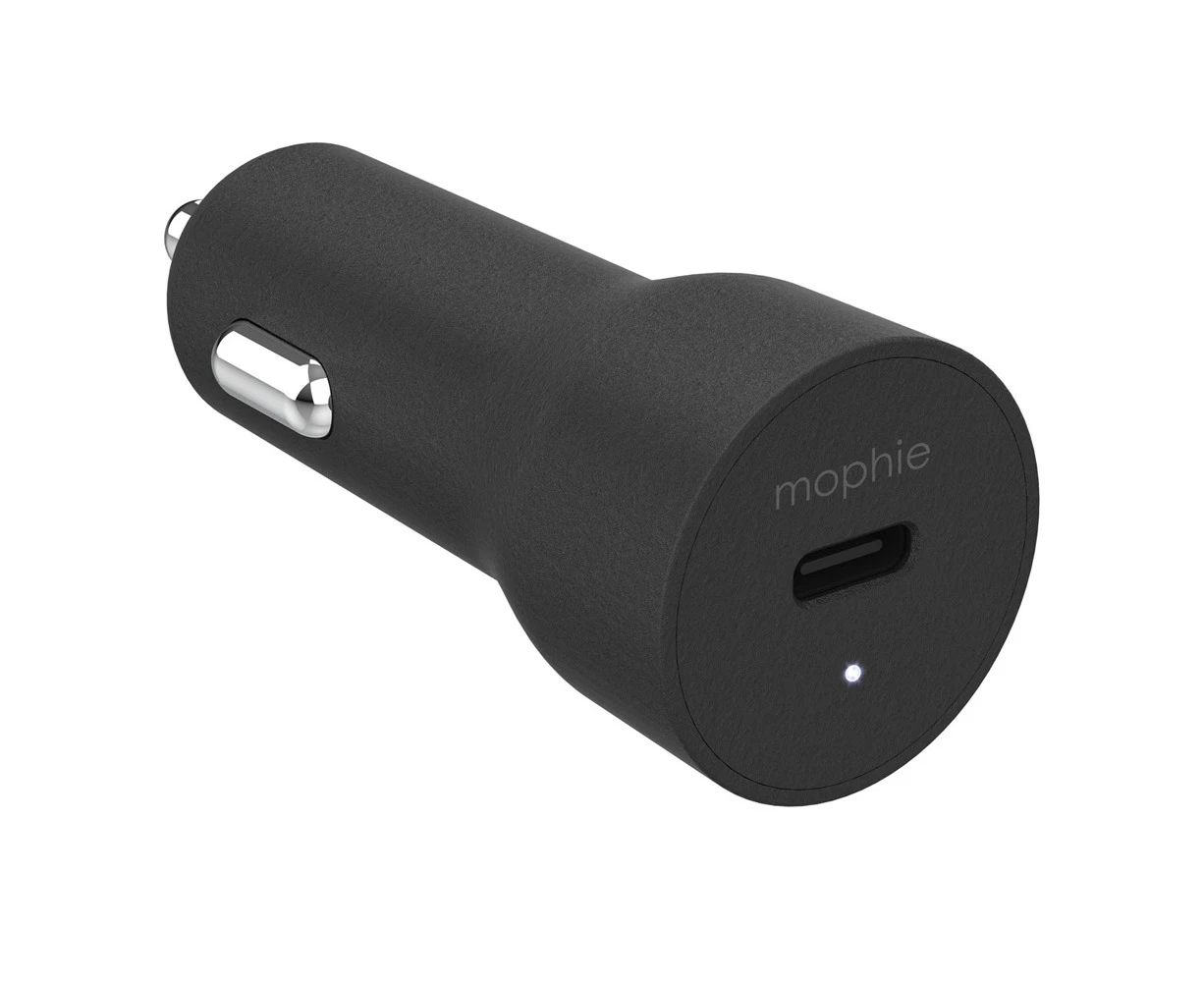 Mophie Car Charger w/ USB Type C Cable for Samsung Galaxy/Google Pixel Black