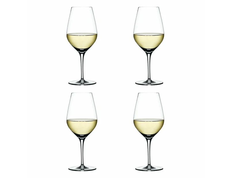 Spiegelau Authentis 4 Piece Crystal Wine Glass Set Size 480ml in White