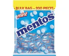 200pc Mentos 540g Single Serve Pillowpack Minty Freshness Bulk Bag Confectionery