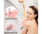 Cute Soft Bath Supplies Rub Back Scrub Bath Not Loose Bath Flower Bath Ball,Pink