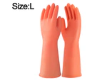 Gloves, Dishes, Latex, Kitchen, Household Cleaning, Clothes Washing, Women'S Waterproof Rubber Silicone,I