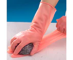Gloves, Dishes, Latex, Kitchen, Household Cleaning, Clothes Washing, Women'S Waterproof Rubber Silicone,I