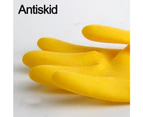 Latex Wear-Resistant Dish-Washing Household Car Washing Rubber Waterproof Kitchen Gloves,M