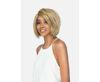 JARET - HEAT RESISTANT LACE FRONT 9 INCH LAYERED CHOPPY BOB WITH SIDE PART - by Vivica Fox - 1B Off Black