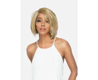 JARET - HEAT RESISTANT LACE FRONT 9 INCH LAYERED CHOPPY BOB WITH SIDE PART - by Vivica Fox - FS4/27 Highlighted Brown