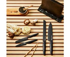 Baccarat iD3 Samurai 5 Piece Ona Knife Block Set in Black