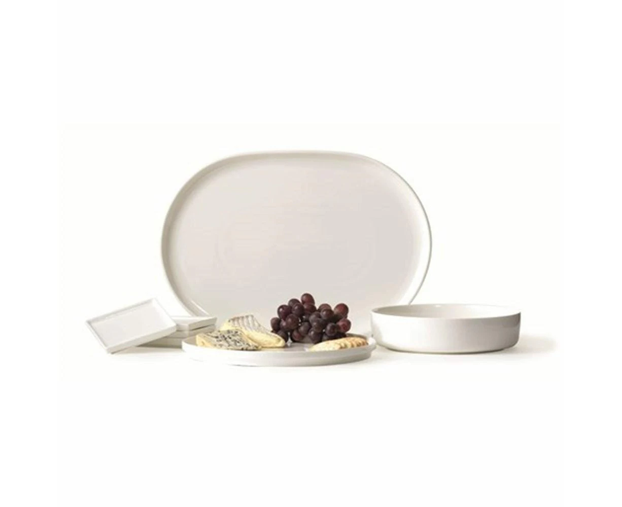 Ambrosia Zest Snack Plate Set of 4 13cm