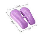 Inflatable Multifunctional Stepping In Situ Sports Foot Fitness Equipment Pedal Yoga Fitness Small Equipment - Purple