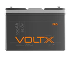 VoltX Pro 12V 100Ah Lithium Battery 1280Wh LiFePO4 200A BMS Rechargeable 4000 Deep Cycles Camping RV 4WD Camping Caravan Solar Power Replace AGM Lead Acid