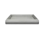 TheNapBed Human Size Pet Bed Dog Calming Washable Memory Foam Orthopedic Grey 2M