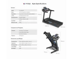 Lifespan Fitness Apex Treadmill 18km/h 510mm Belt Width Foldable Running Jogging Exercise Machine Home Gym Fitness Equipment