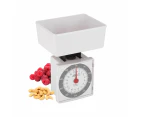 Compact Dietary Mechanical Kitchen Scale 500g/5g White