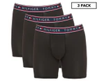 Tommy Hilfiger Men's Cotton Stretch Boxer Briefs 3-Pack - Black