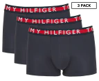 Tommy Hilfiger Men's Heritage Micro Rib Trunks 3-Pack - Navy