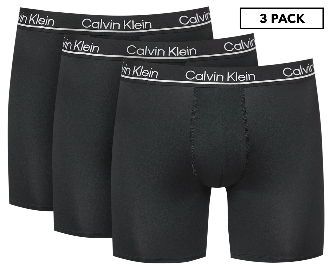 Calvin Klein Men's Boxer Briefs 3-Pack - Black