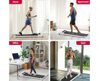 YOPOWER Walking Pad Treadmill Under Desk Home Office Exercise Walking Machine 120KG Capacity White