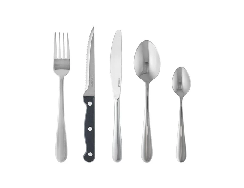 Baccarat Sabre Fussen 40 Piece German Stainless Steel Cutlery Set