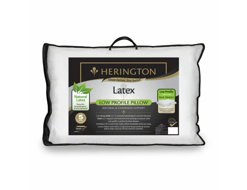 Herington  Latex Low Pillow