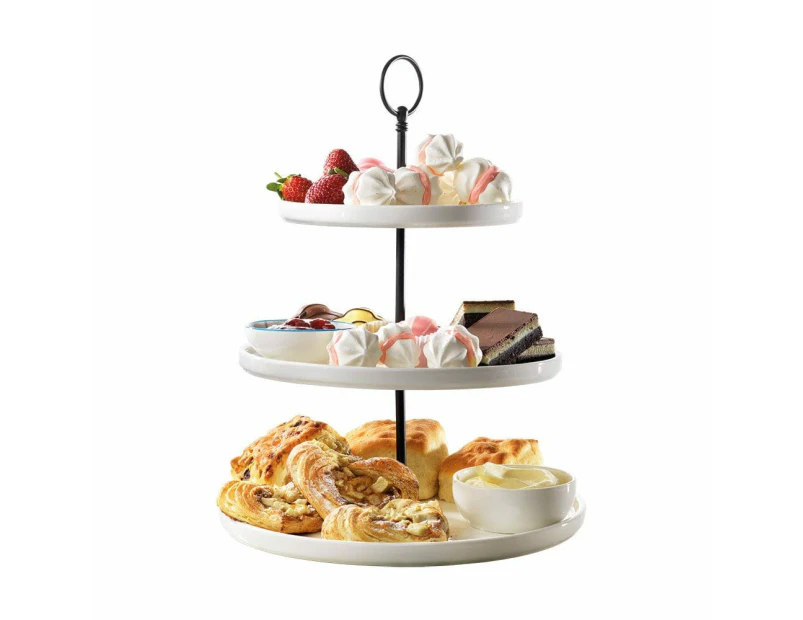 Ambrosia Zest 3 Tier Cake Stand Size 26.8X26.8X34.5cm