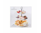 Ambrosia Zest 3 Tier Cake Stand Size 26.8X26.8X34.5cm