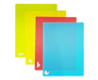 Scullery Essentials Flexible Colour Coded Cutting Mat Set of 4