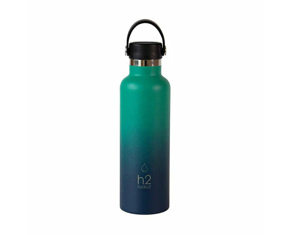 h2 hydro2 Flash Ombre Water Bottle Forest 750ml Green  - Forest Green