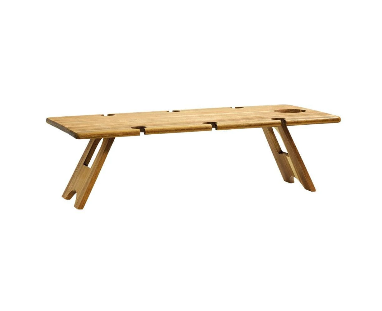 Alex Liddy Acacia Long Picnic Table 80X40cm