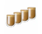 Baccarat Barista Cafe Double Wall Glass Set of 4 Size 250ml