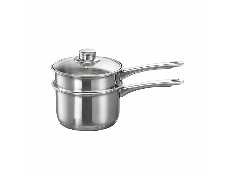 Baccarat Gourmet Stainless Steel Double Boiler 14X9cm Silver