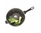 Baccarat Granite Non Stick Wok with Lid Size 30cm