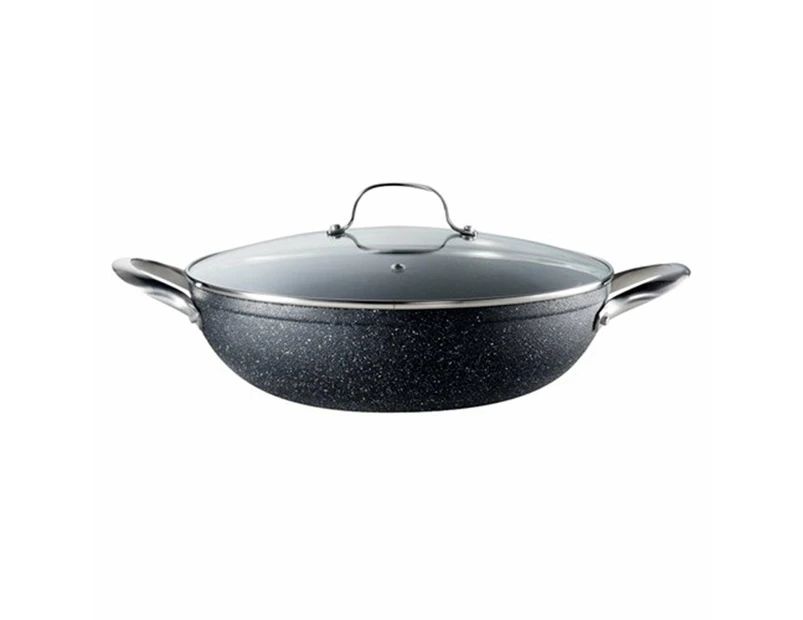 Baccarat Rock All Pan With Lid Size 32cm in Black
