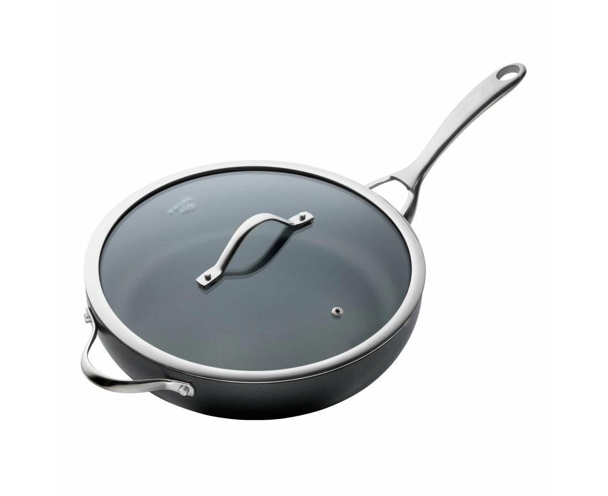 Baccarat iD3 Hard Anodised Non-Stick Saute Pan with Lid 30cm