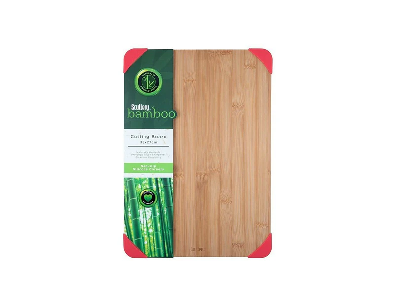 Scullery Bamboo Chopping Board with Non-Slip Corners Size 38cm