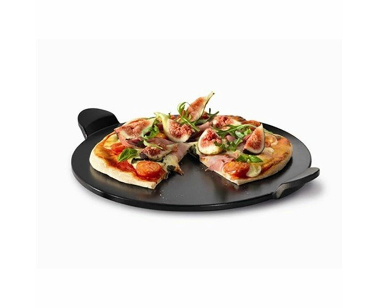 Baccarat Gourmet Pizza Stone With Handles - 46cm Black