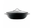 Baccarat iD3 Hard Anodised Non Stick Wok with Lid Size 36cm