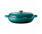 Baccarat Le Connoisseur Round French Saute Pan Teal 31X6.7cm