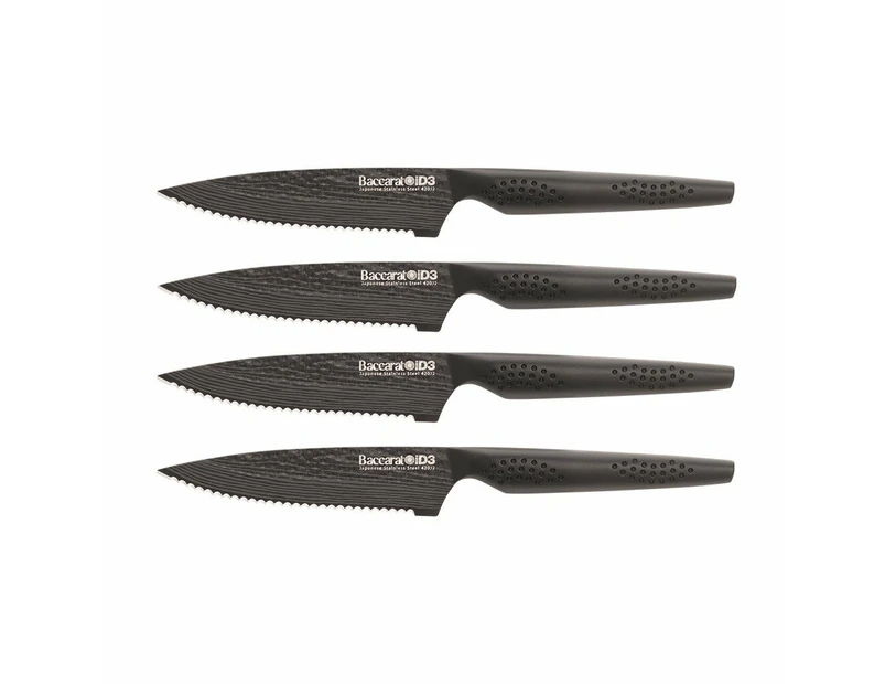 Scanpan Spectrum Knife Set, 4pc (Black/Grey)