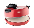 Baccarat The Gourmet Slice XL Pizza Oven Size 47.0X41.0X25.0cm in Red