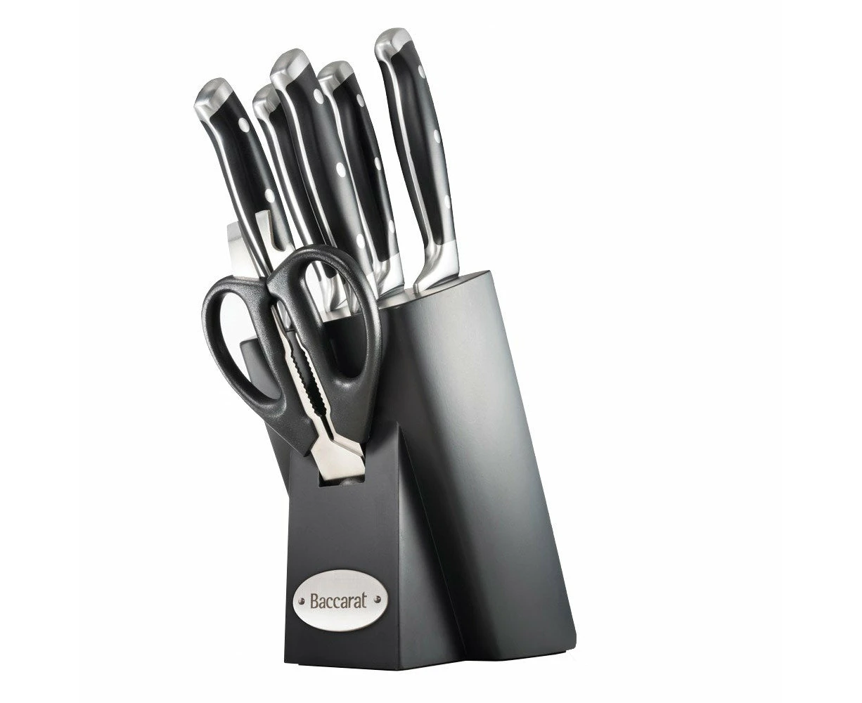 Baccarat Artisan Finster 7 Piece Knife Block