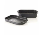 Baccarat Granite Cast Aluminium Non-Stick Roast & Grill Multi Pan  34X24X8cm