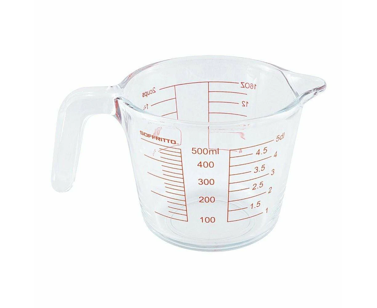 Soffritto Pure Glass Measuring Jug 500ml