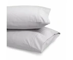 MyHouse Ashton Pillow Case Pack Super Standard Light Size 53X76cm in Light Grey