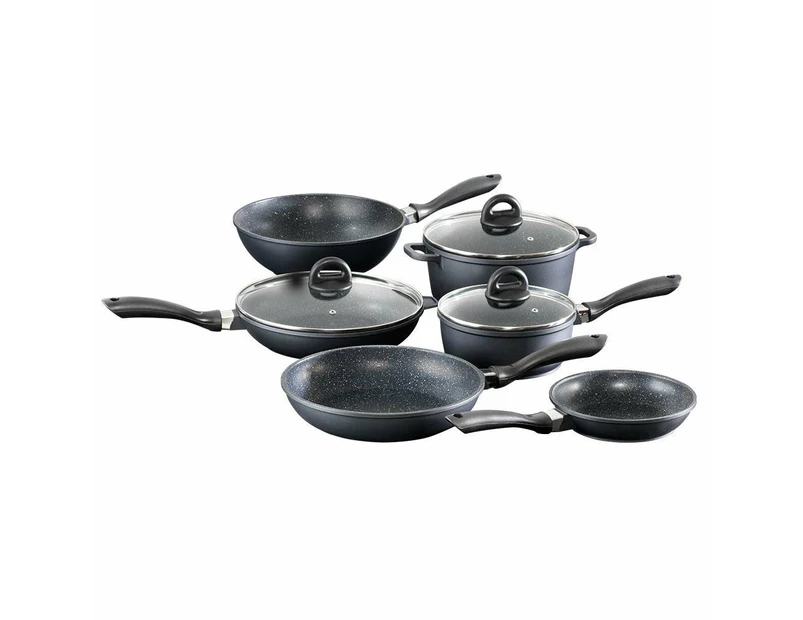 Baccarat STONE 6 Piece Cast Aluminium Cookware Set with Stir Fry Pan