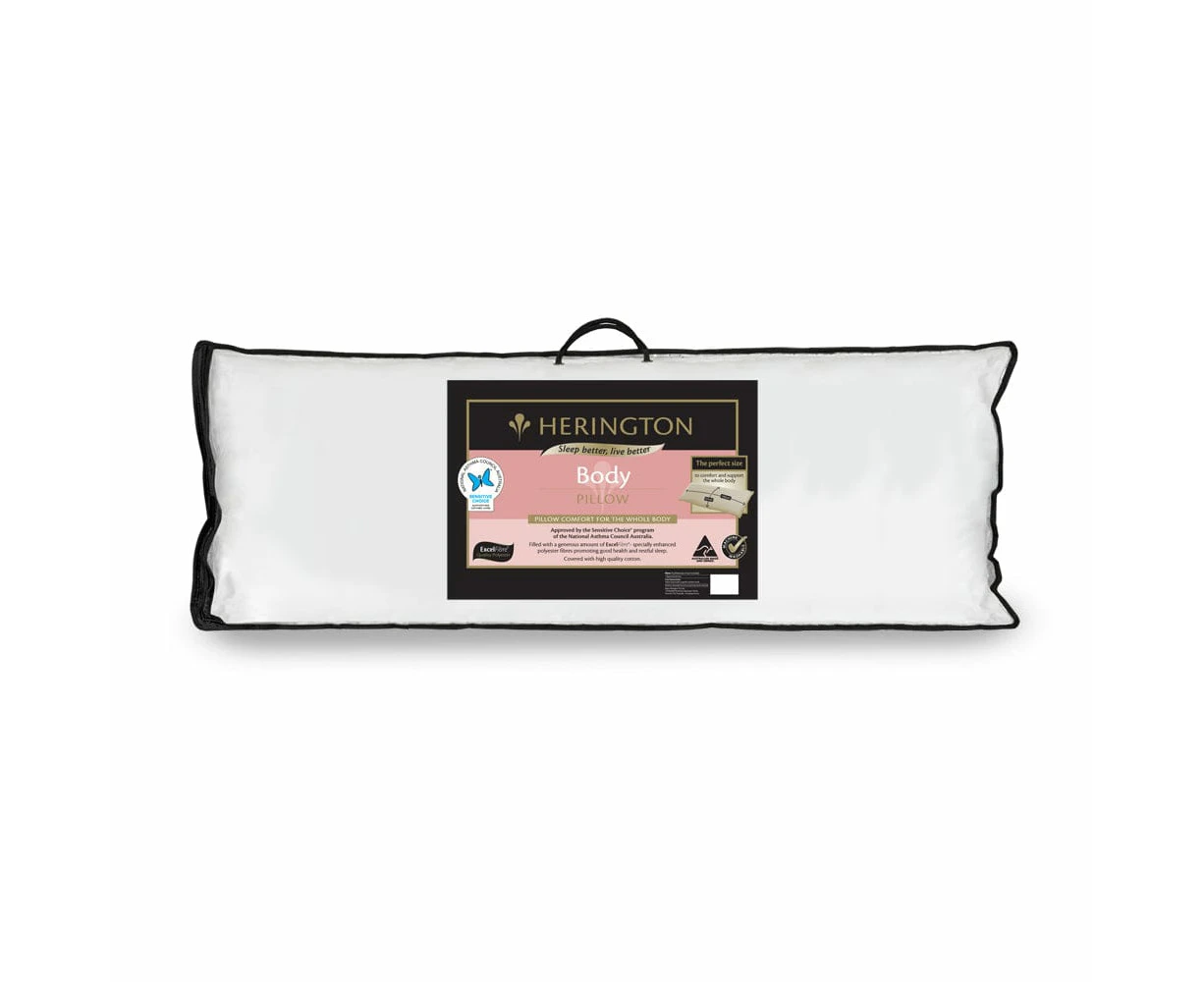 Herington Body Pillow White