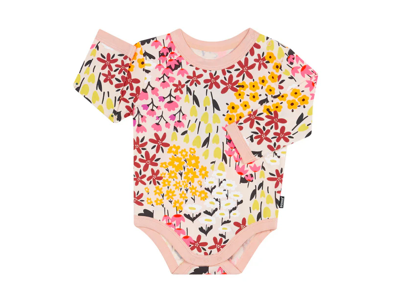 Bonds Baby Roomies Long Sleeve Bodysuit - Can I Posy A Question