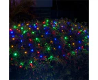 Stockholm 2.5x1.3M Christmas Lights 150 LED String Lights Solar Star Net Multi Colour Outdoor Garden