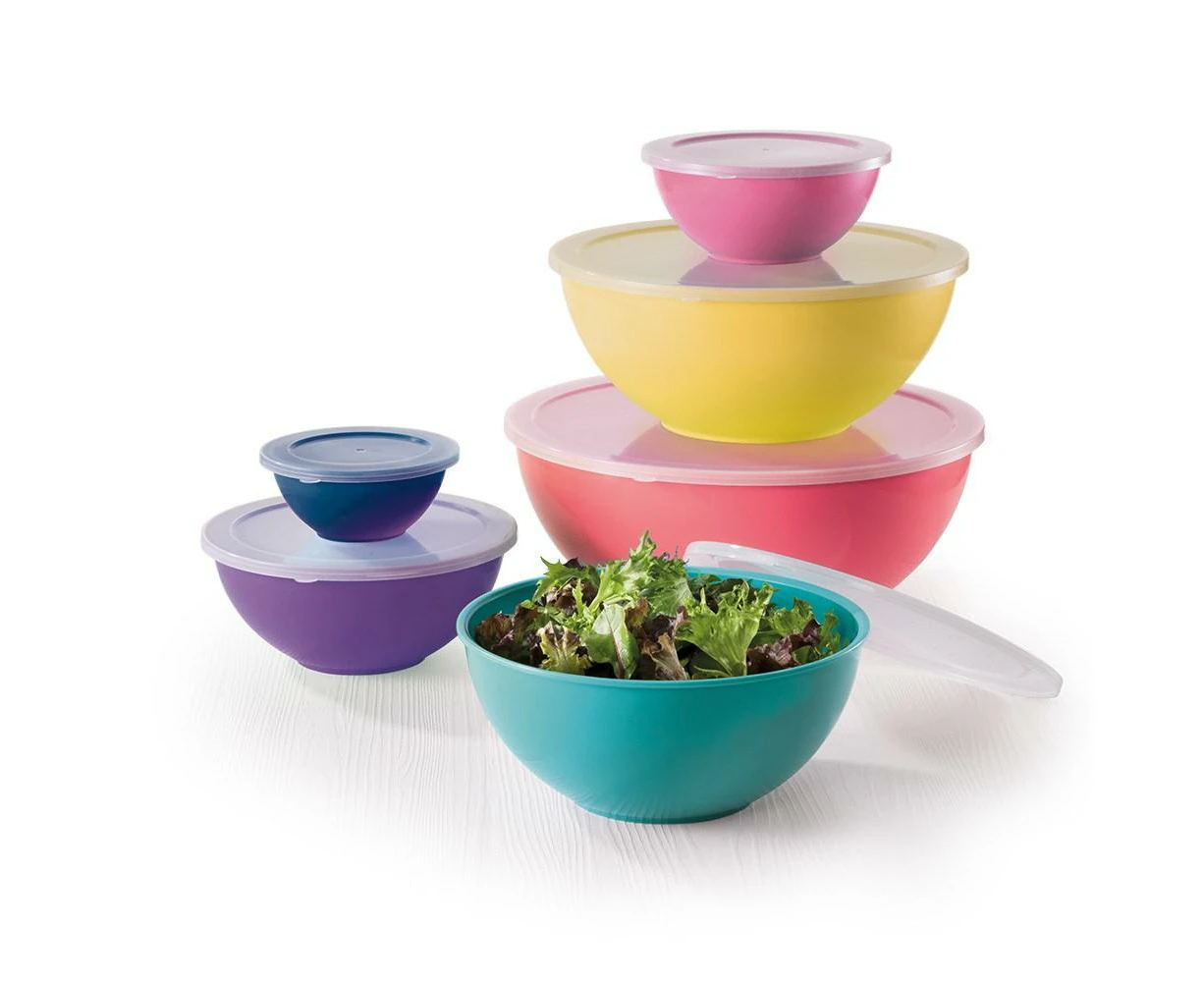 Scullery Kolori Prep Set of 6 Mixing Bowls Multicolour